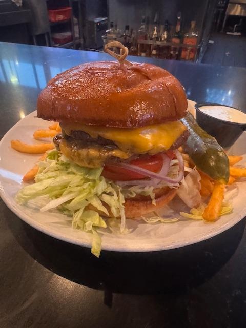Double Stack Cheeseburger.