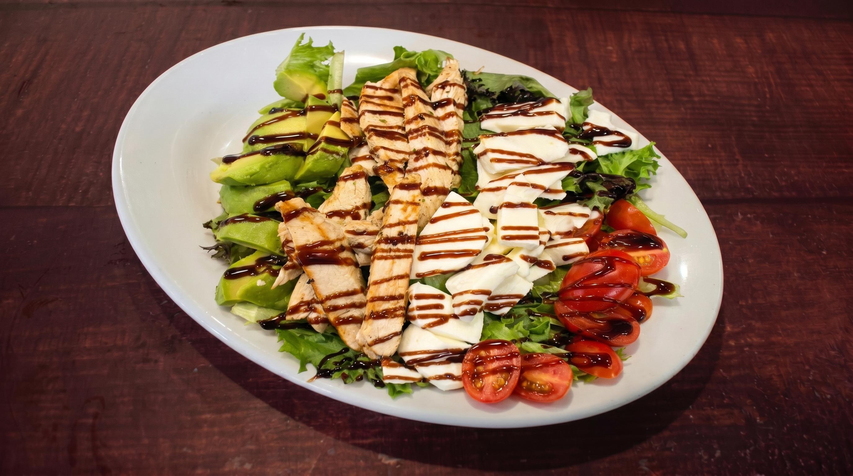 Chx Avocado Caprese Salad.