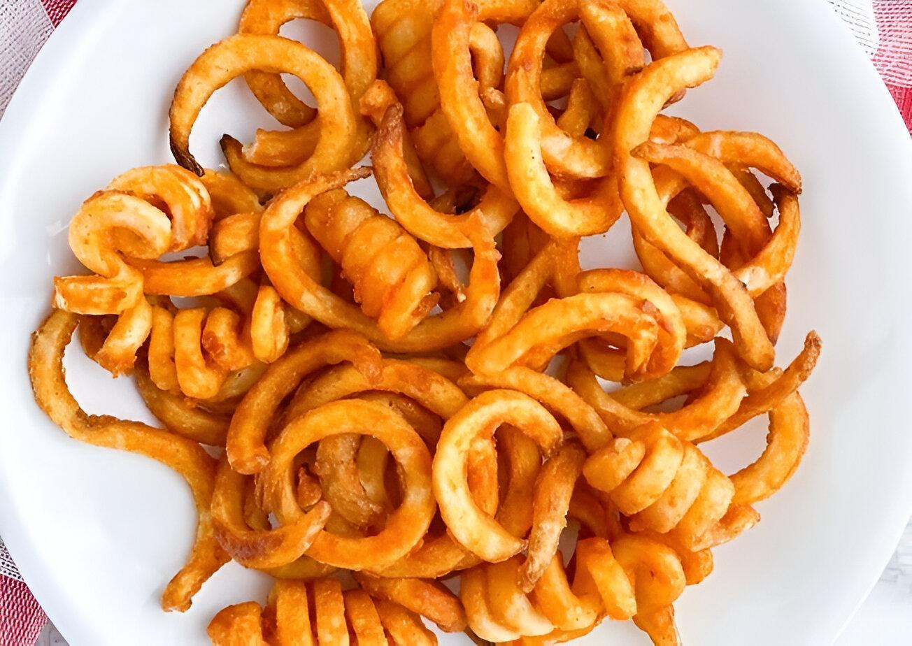Curly fries large.