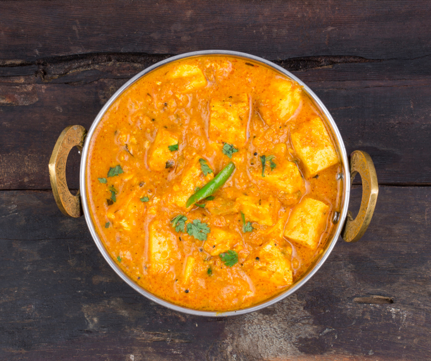 Paneer Butter Masala Curry.