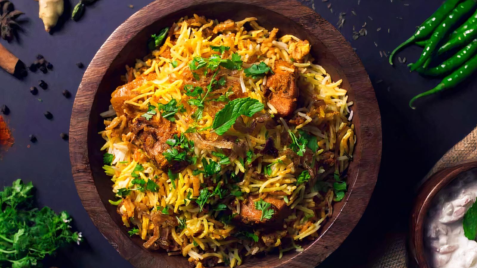 Lamb Biryani.