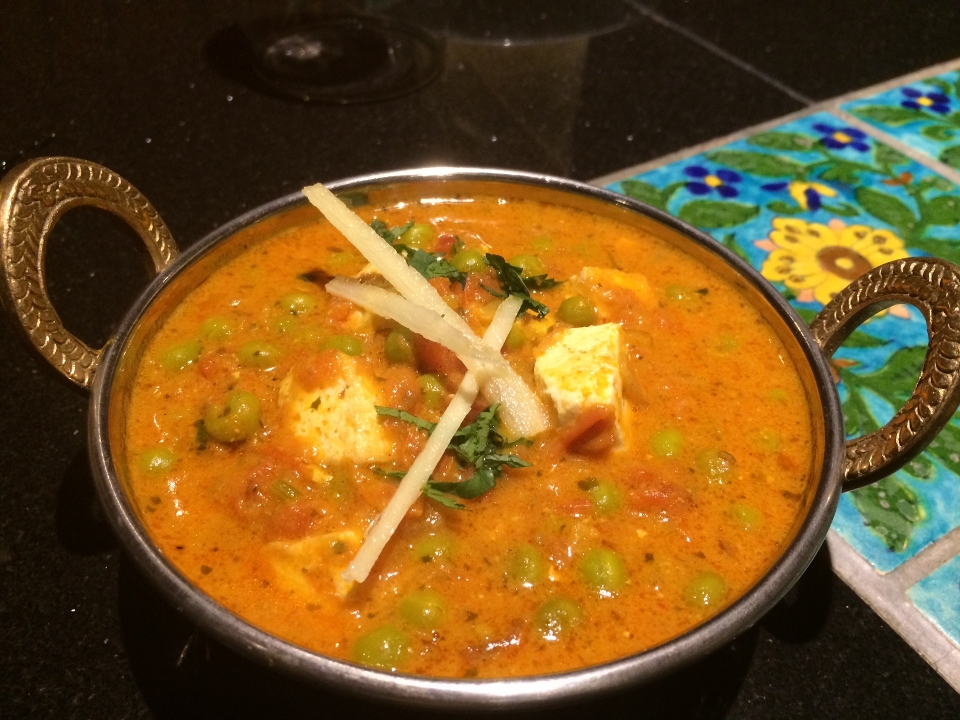 Tofu Green Peas Curry * (V, GF).