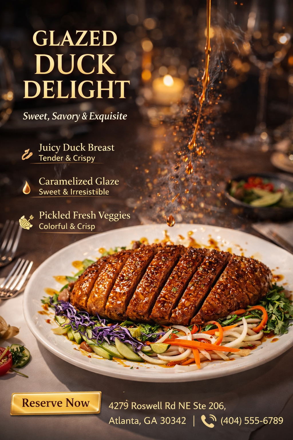 Smoky Duck Breast.