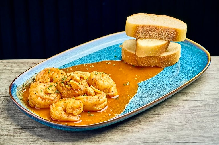 Garlic Shrimp.