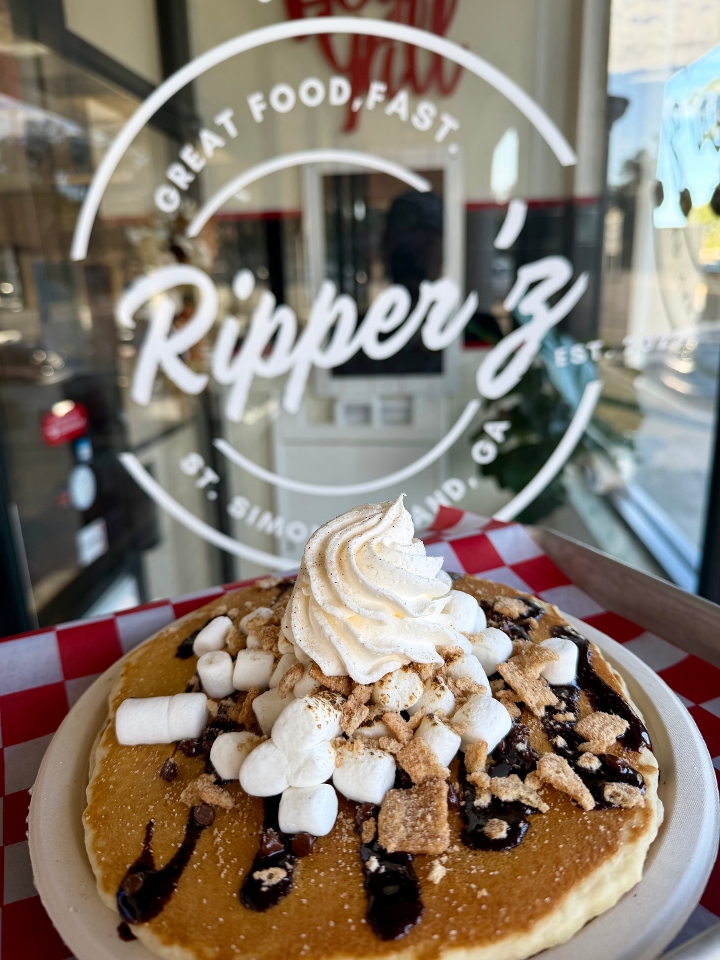 S'mores Pancakes.