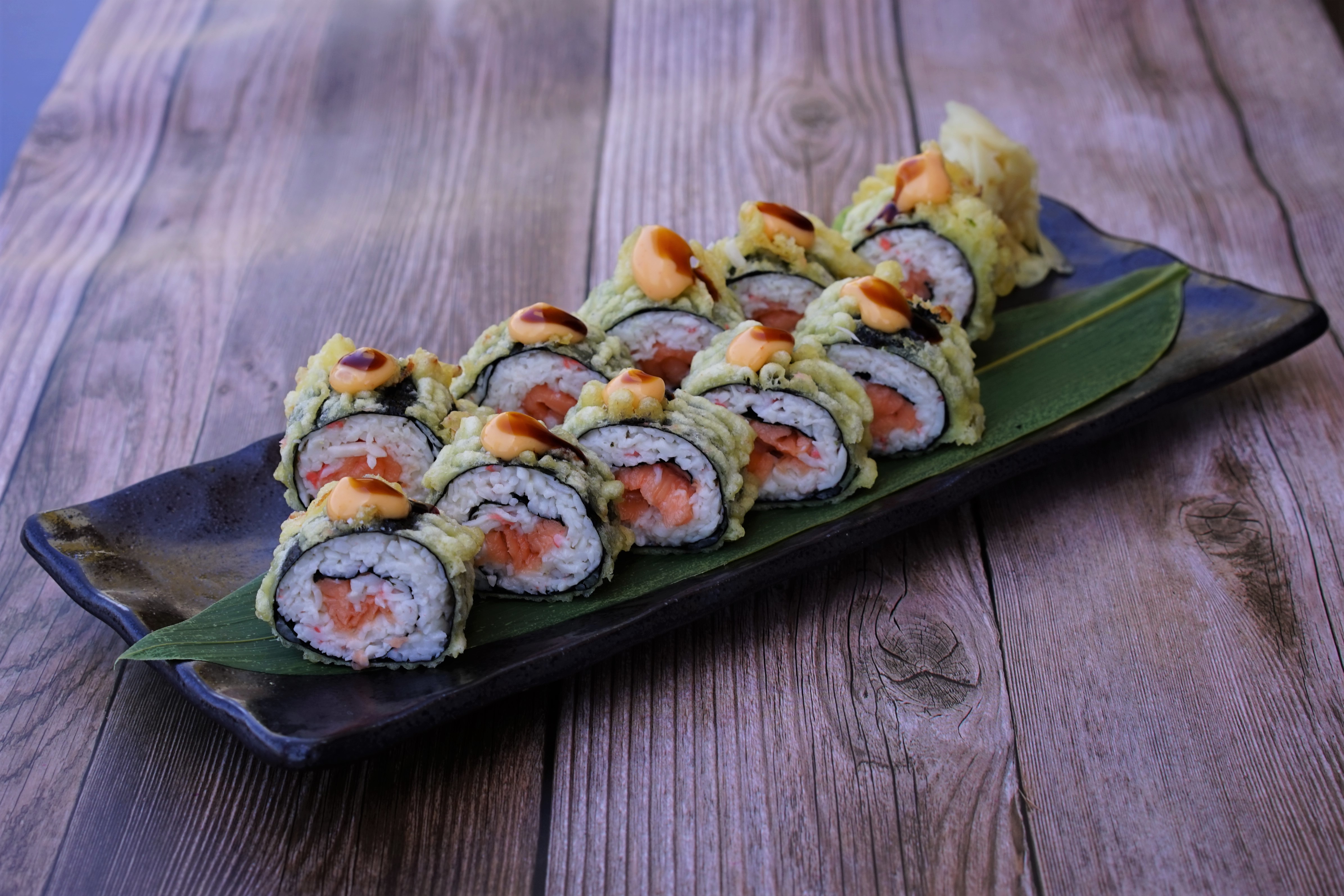 Honey Salmon Roll.