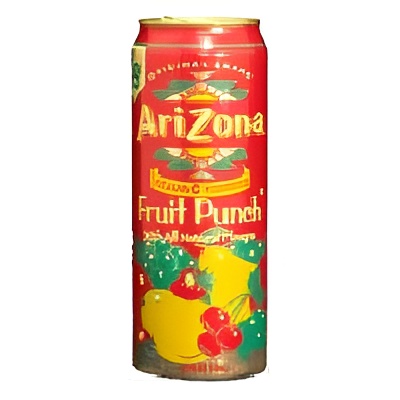 Arizona Can 23 OZ, Fruit Punch.