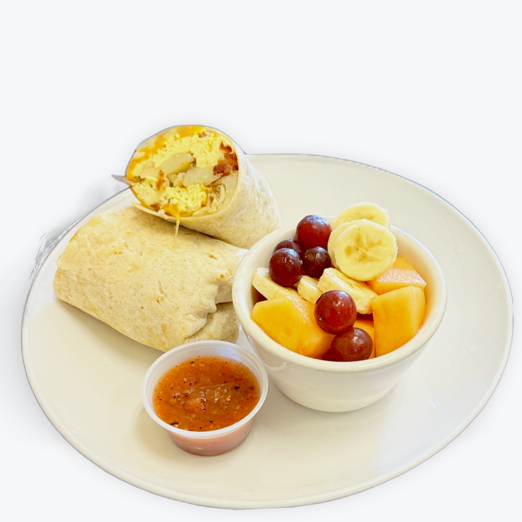 BREAKFAST BURRITO.