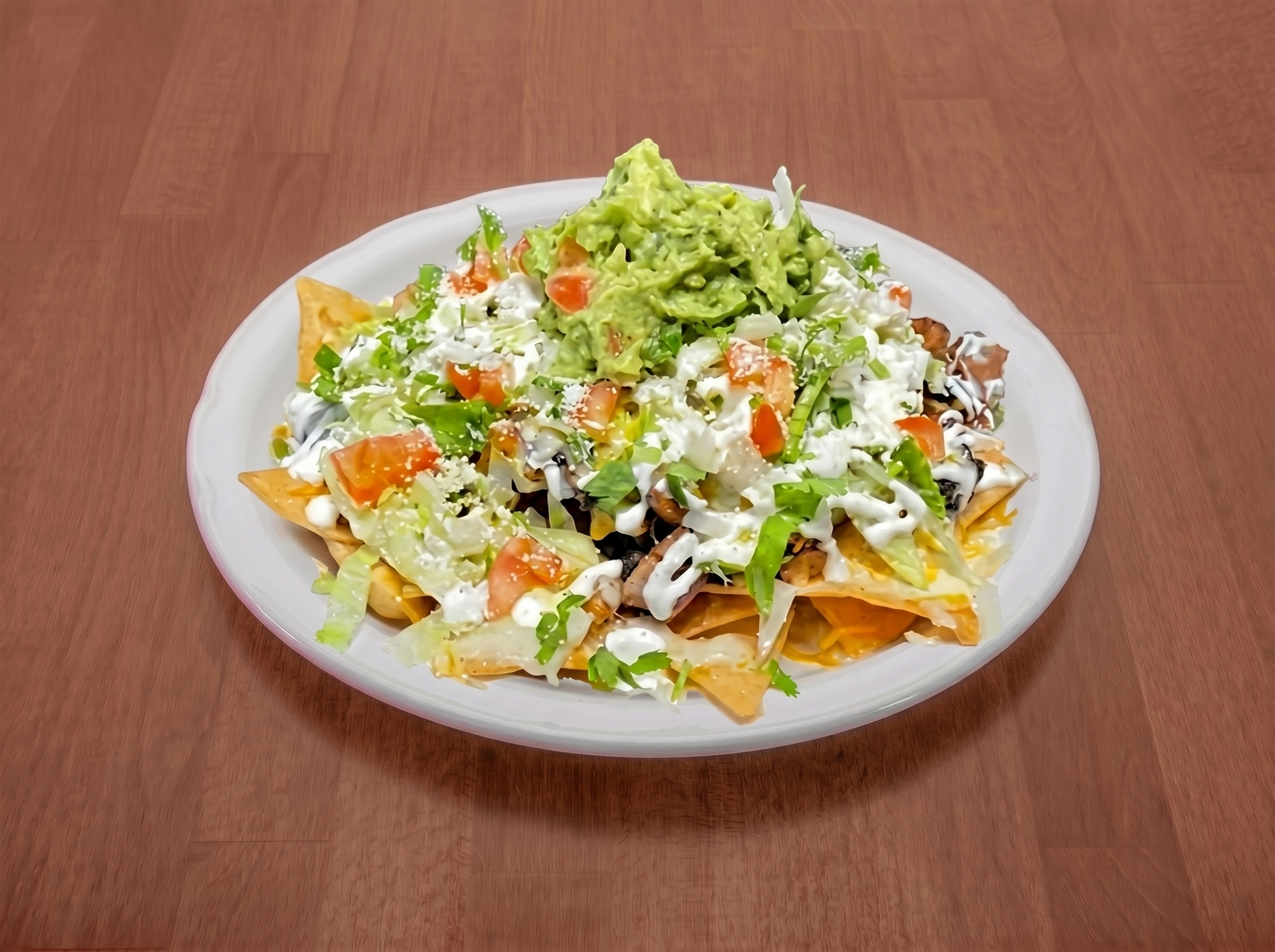 Nachos de Camarones / Shrimp Nachos.