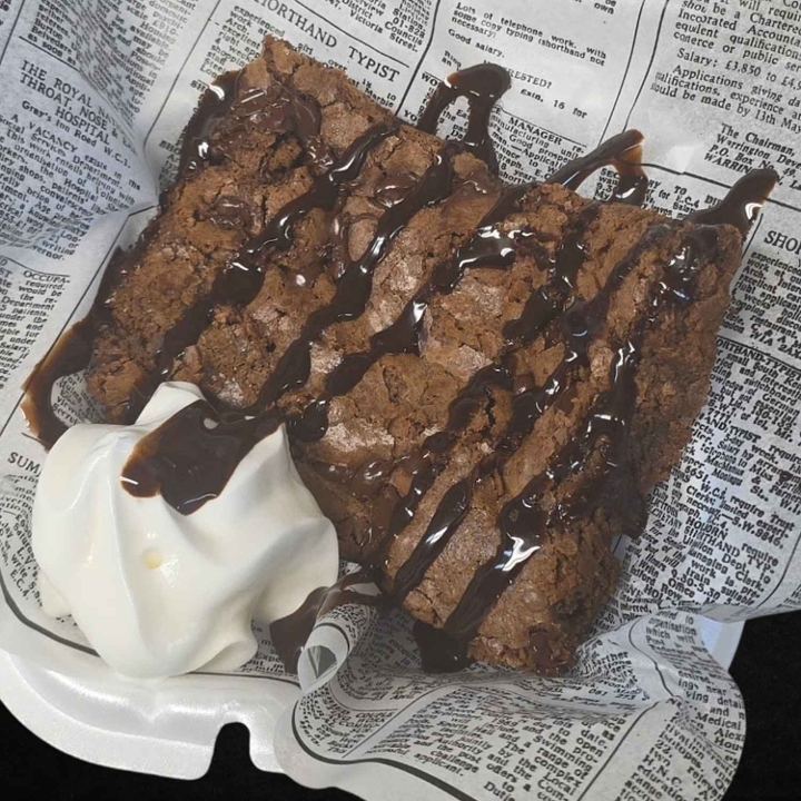Chocolate Fudge Brownie.