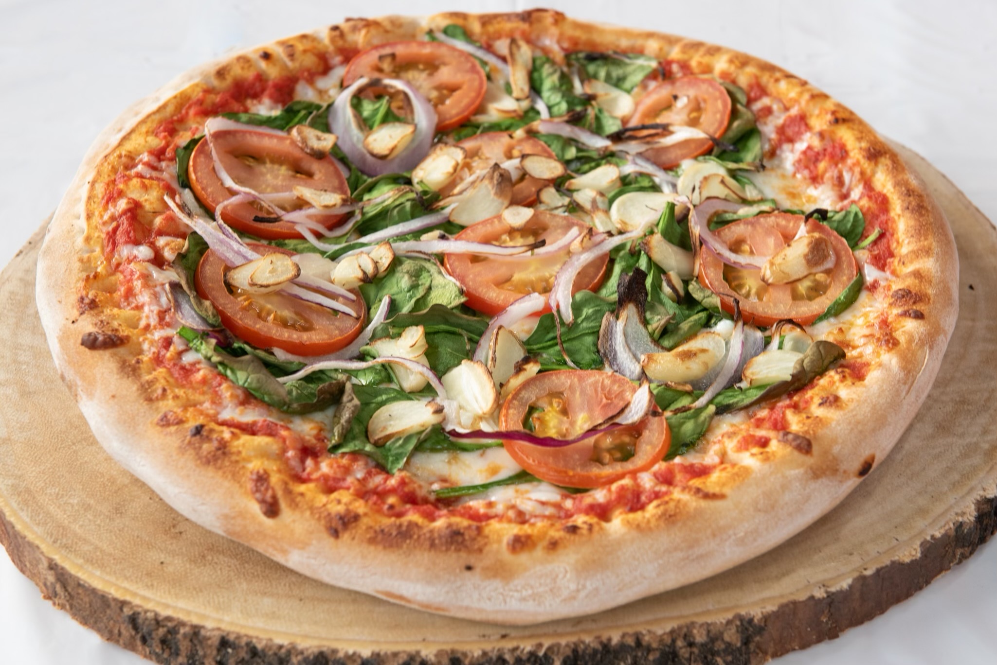 Spinach Specialty Pizza.