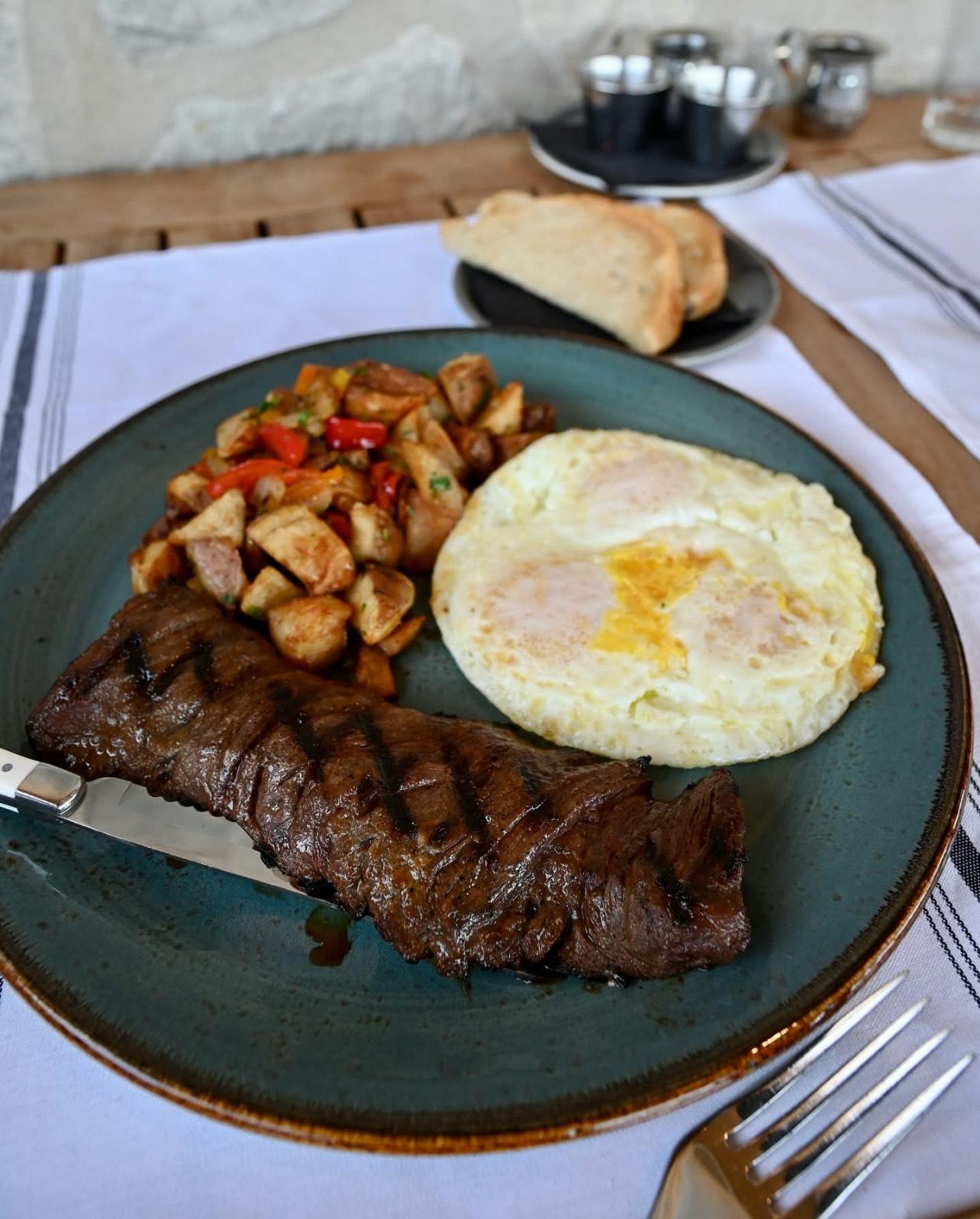 Steak & Eggs.