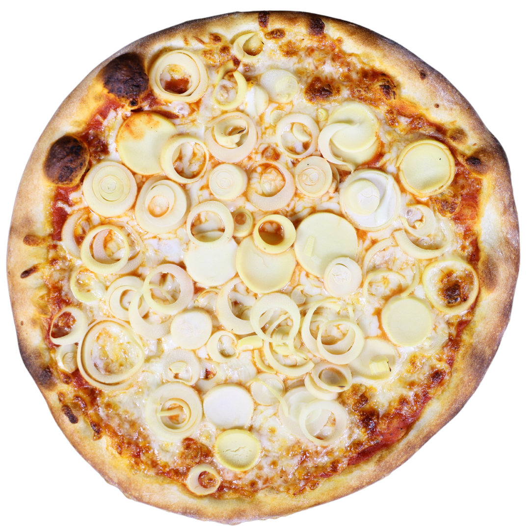 10" Palmito Pizza.
