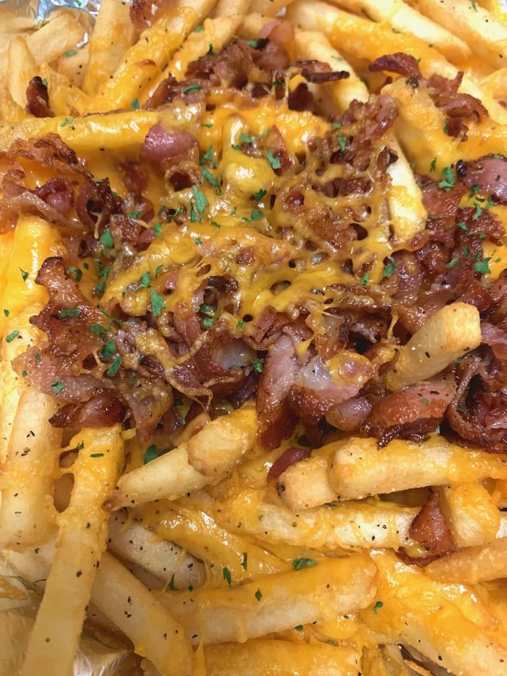 Cheesy Fries with Bacon.
