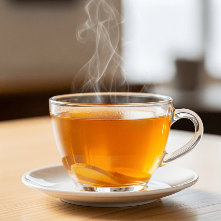 Ginger Honey Hot Tea.