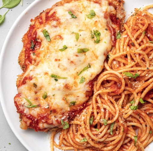 Chicken Cutlet Parmigiana.