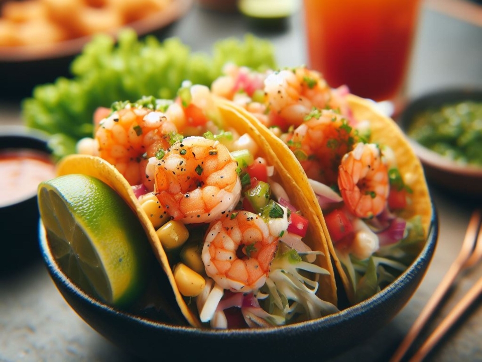 Shrimp Tacos.