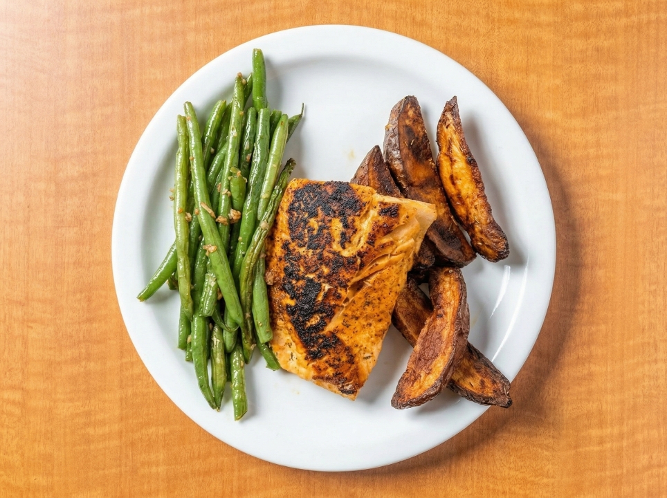 Grilled Salmon.