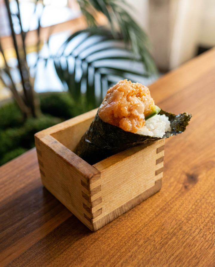 Spicy Albacore Handroll.