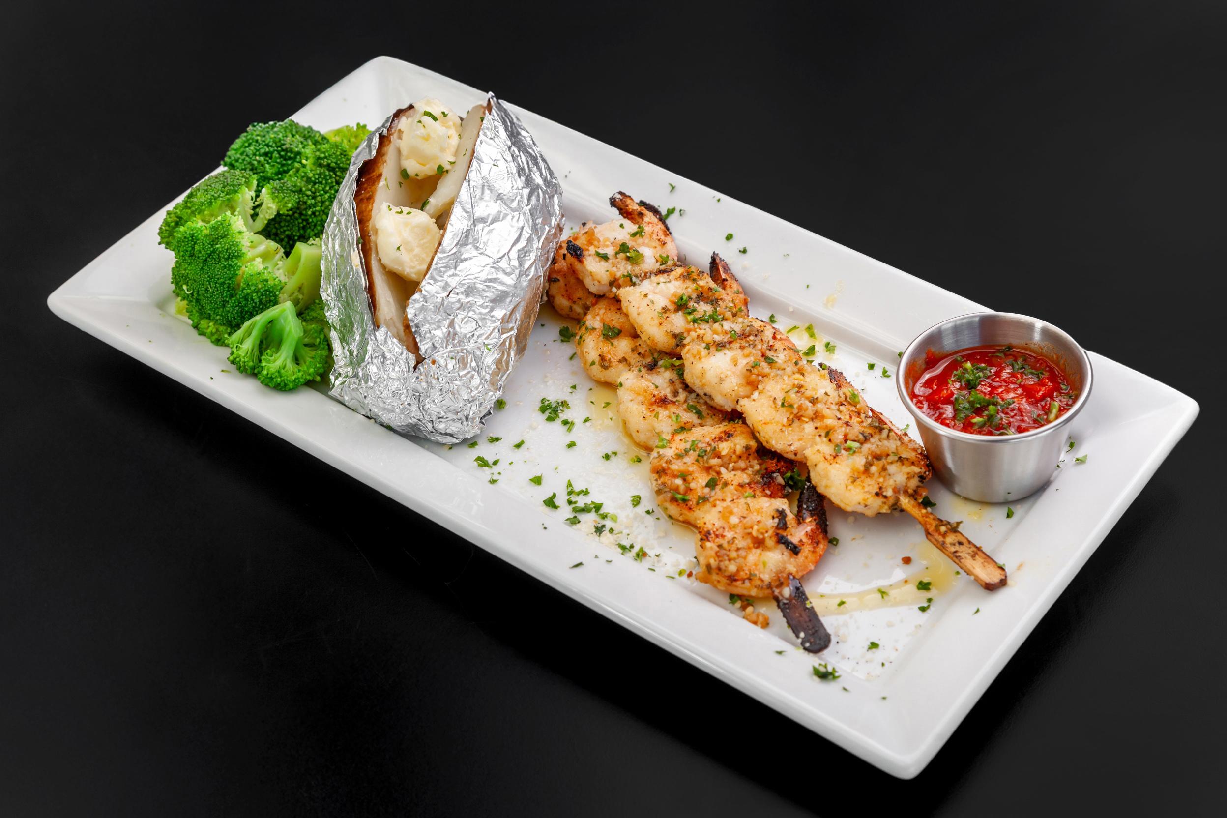 Shrimp Skewers*.
