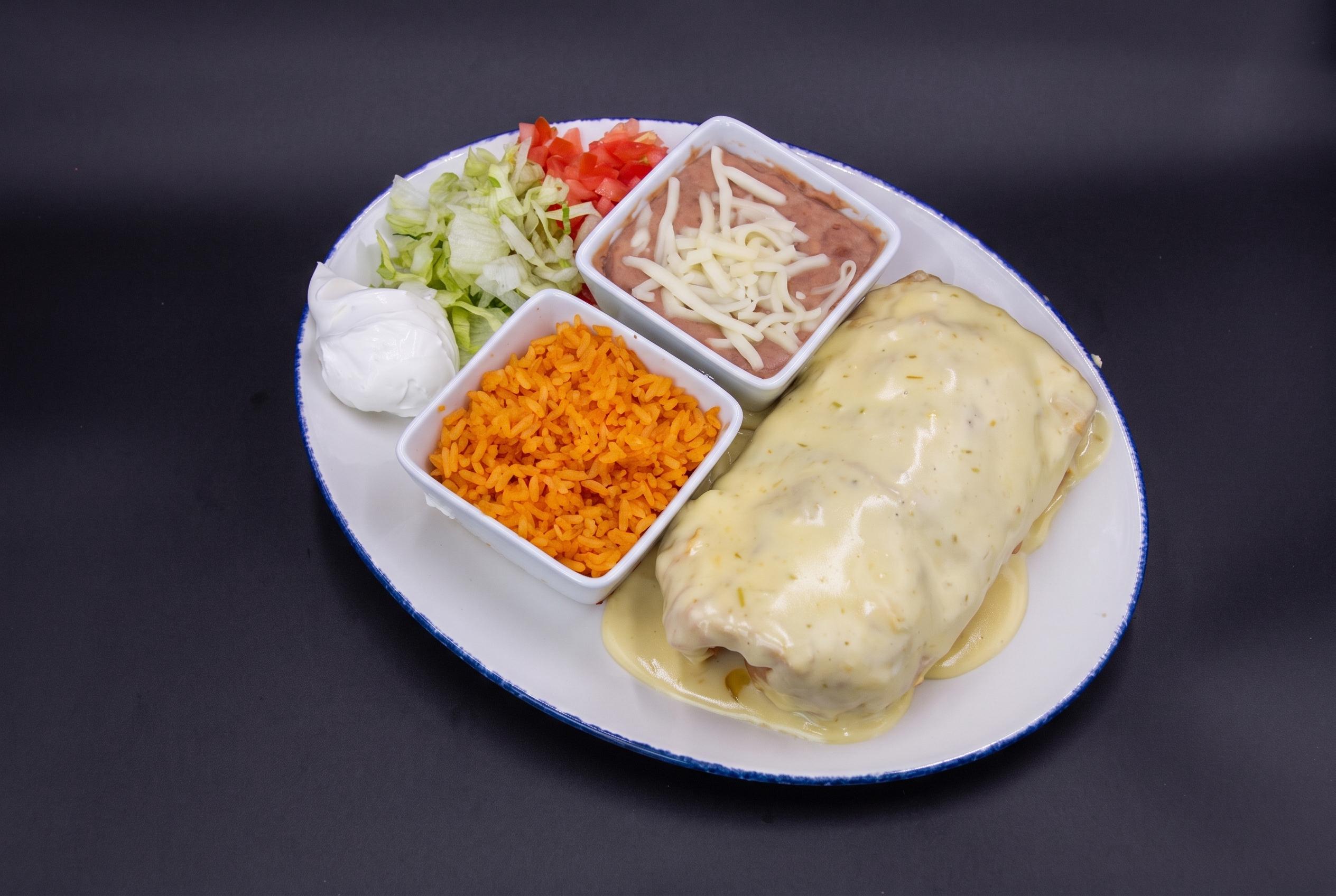 Chimichanga Dinner.