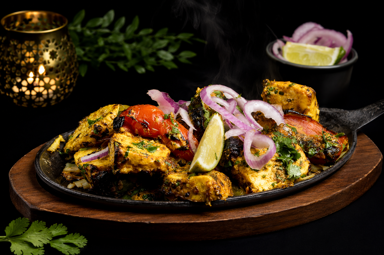 Paneer Tikka Kebab.