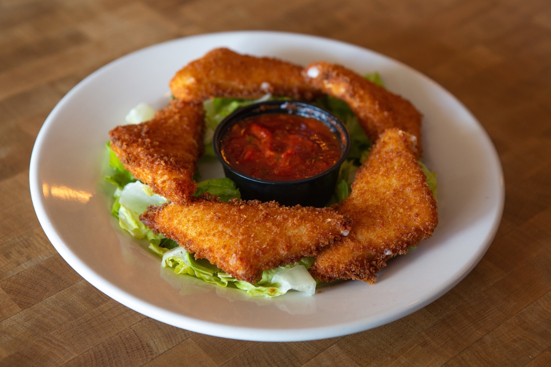 Homemade Fried Mozzarella.