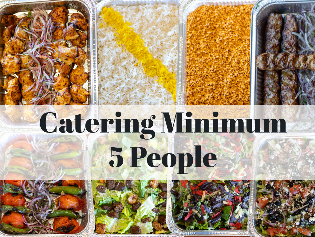 Catering Menu #1 (5 people minimum).