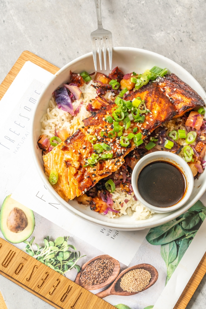 Asian Sesame Salmon.