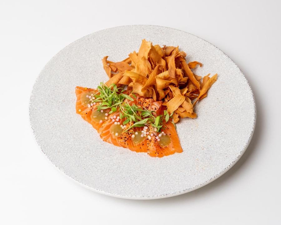 BROWN BUTTER YUZU SALMON.