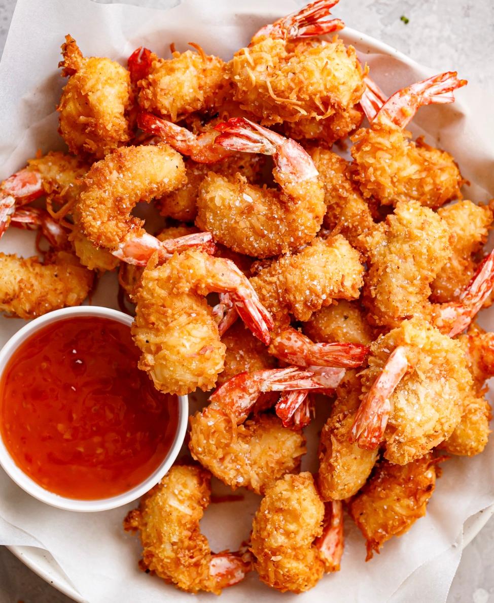 COCONUT SHRIMP.