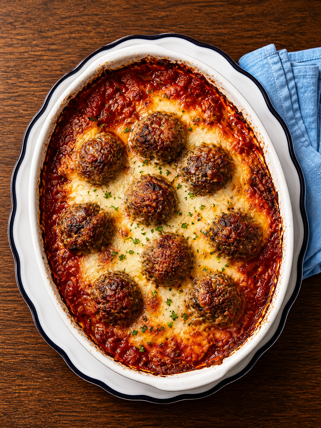 Baked Meatballs.