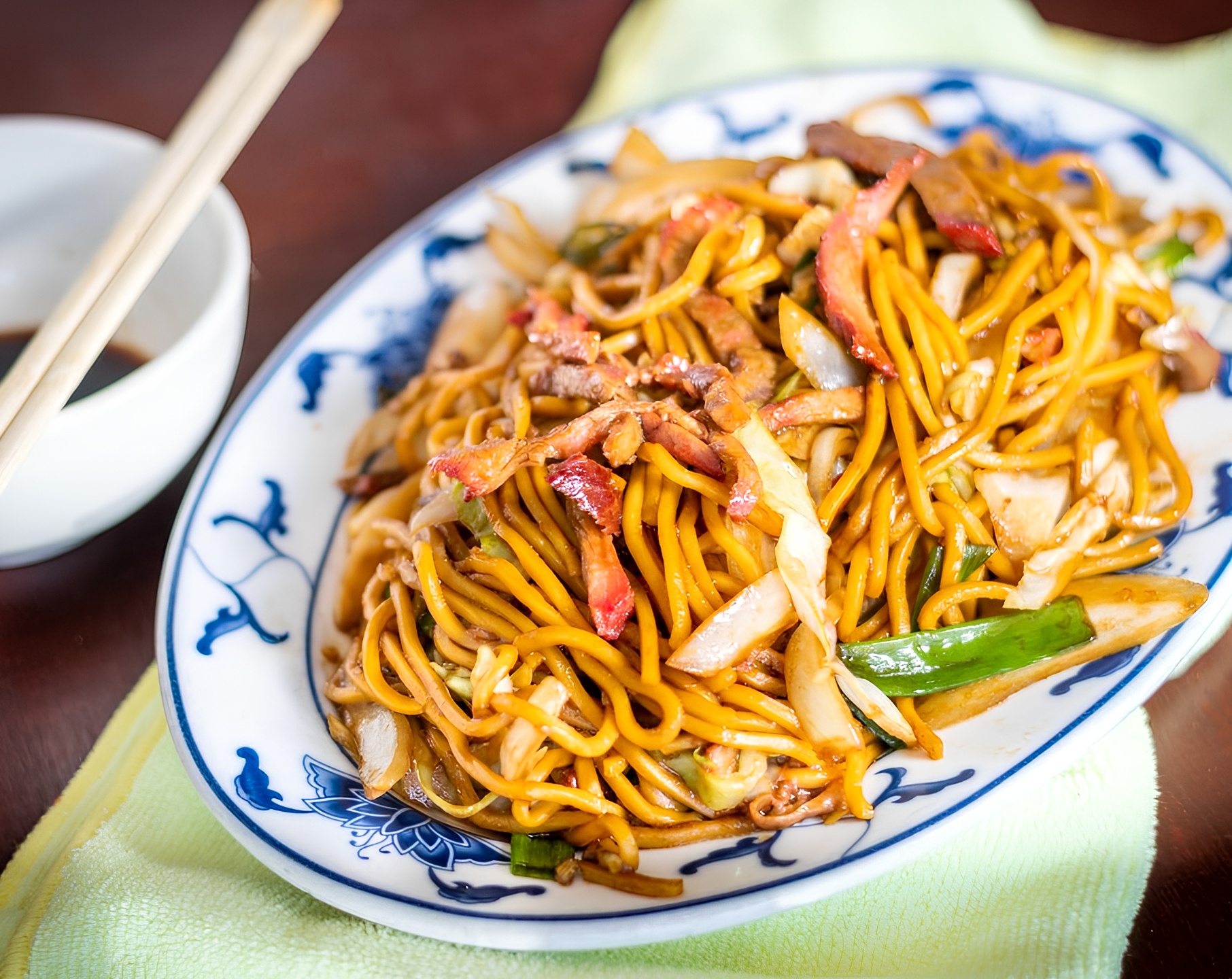 BBQ Pork Chow Mein.