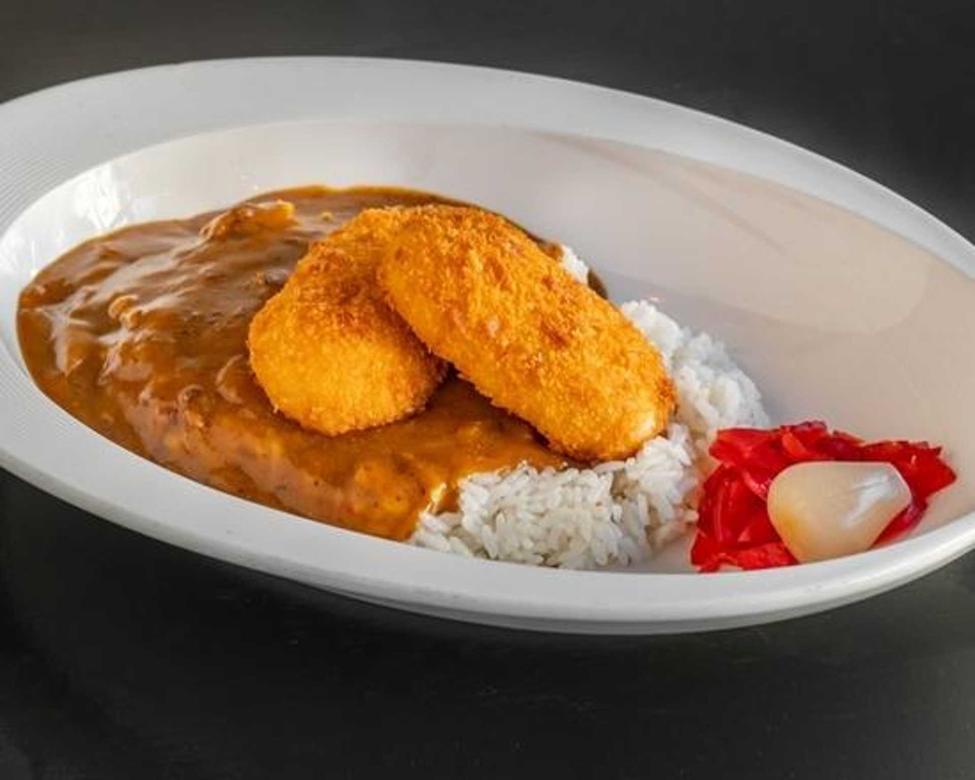 Japanese Potato Croquettes Curry.