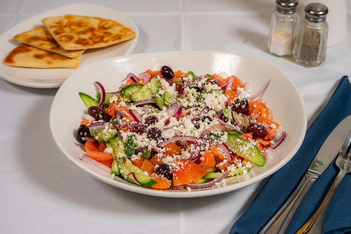 Horiatiki Salad Entree.