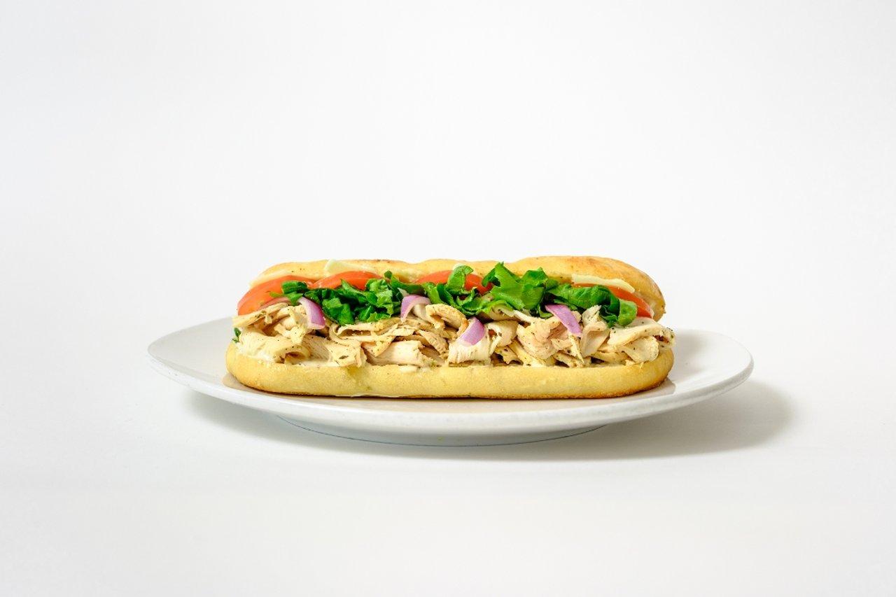 Chicken caesar sando.