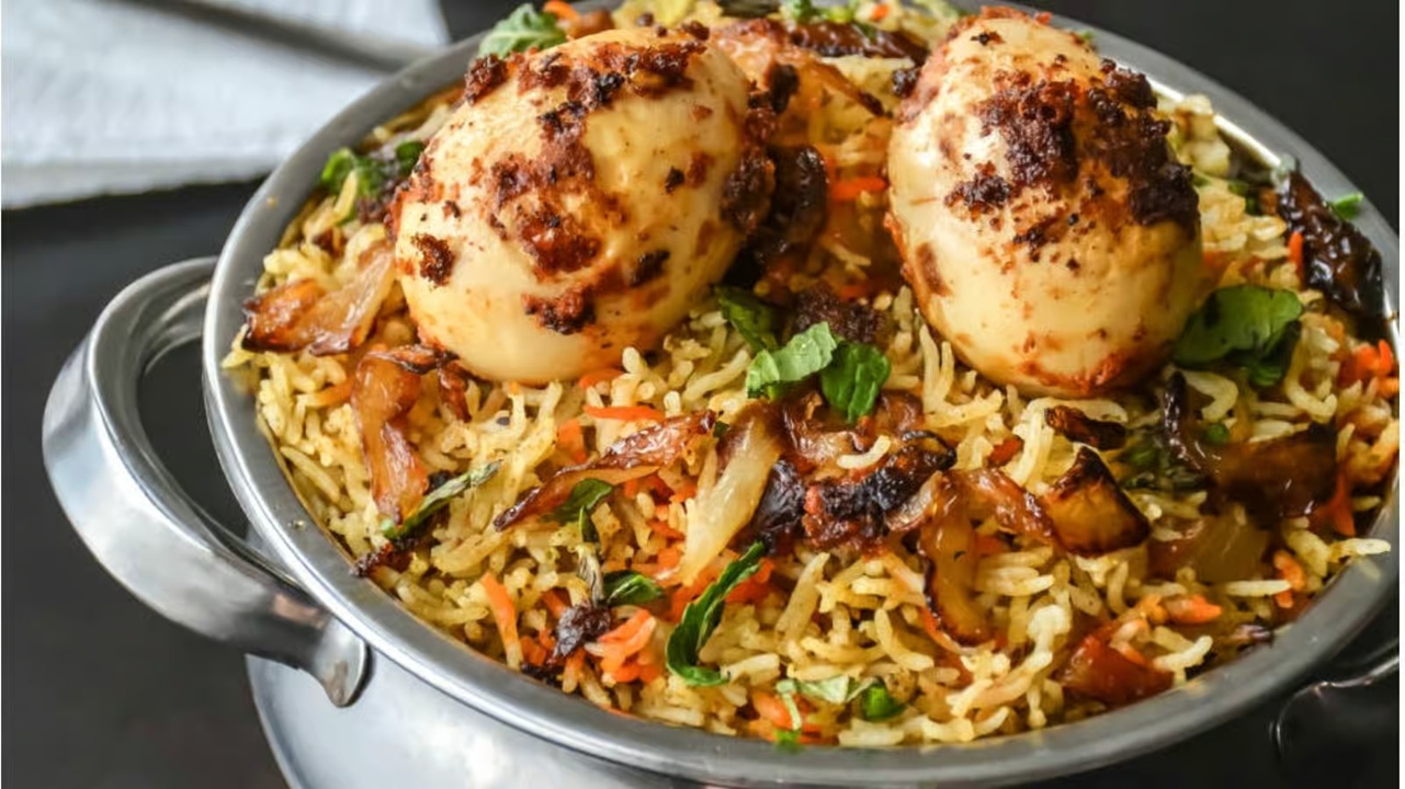 Egg Biryani.