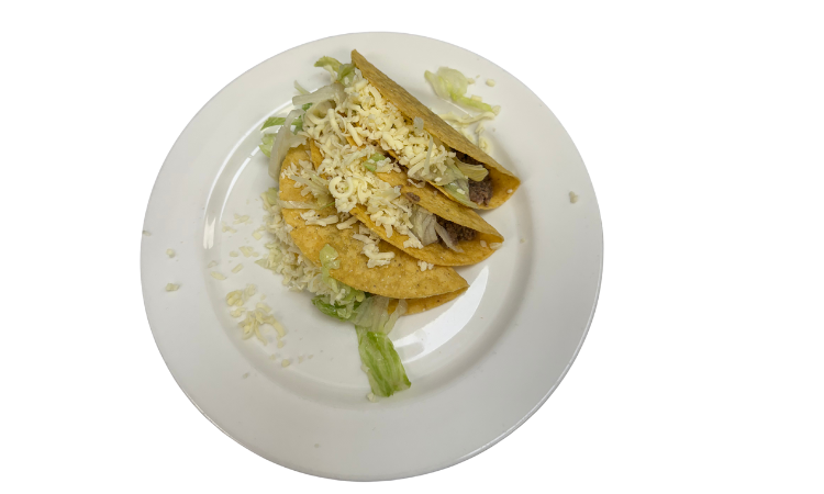 (3) Crunchy Tacos.