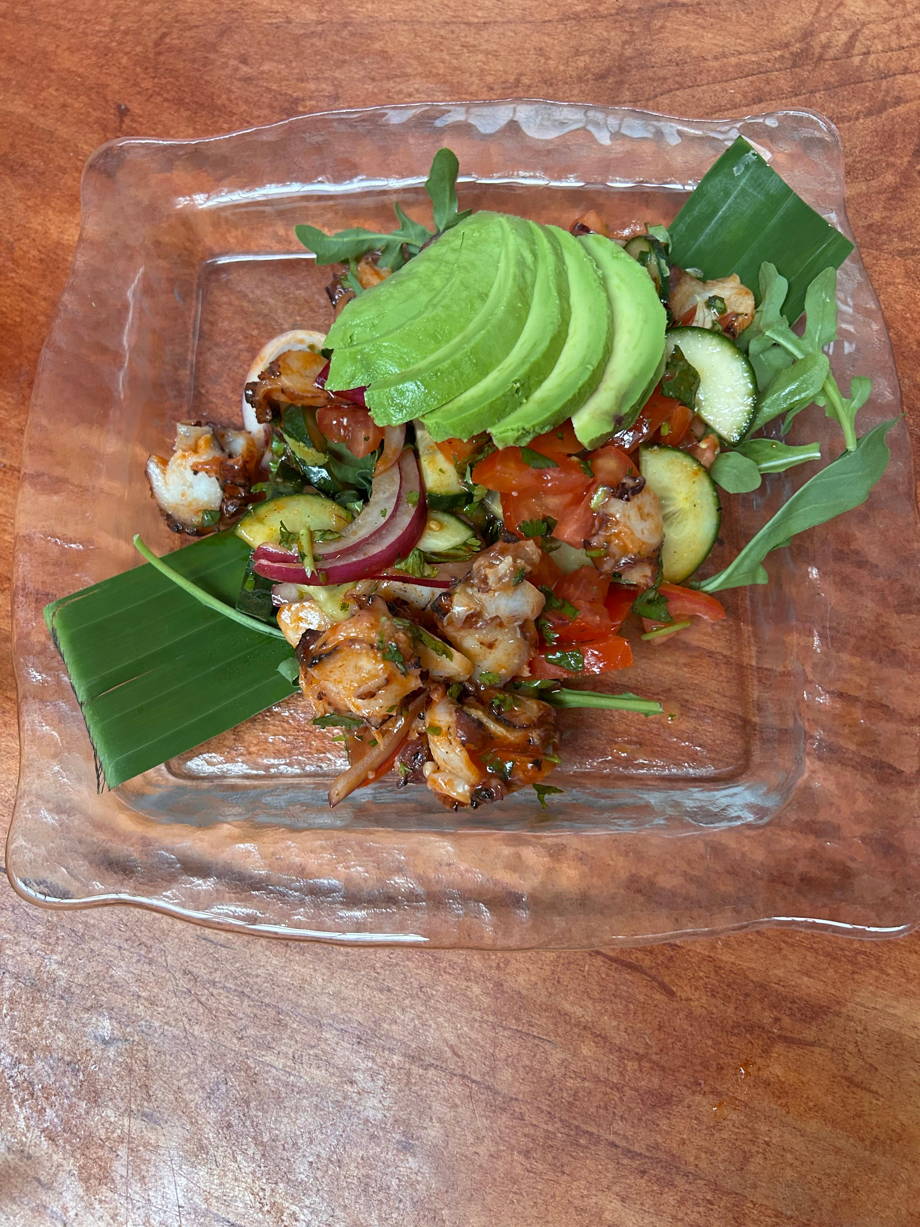Pulpo Ceviche.