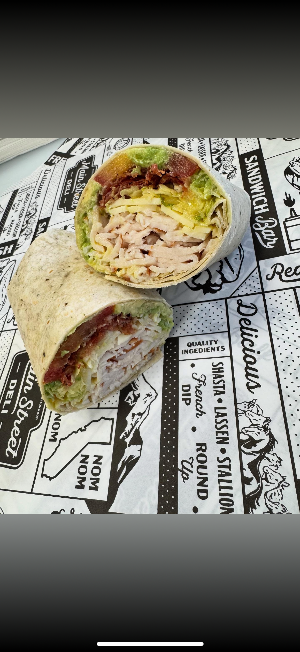 “Specialty Sandwich” Wrap.
