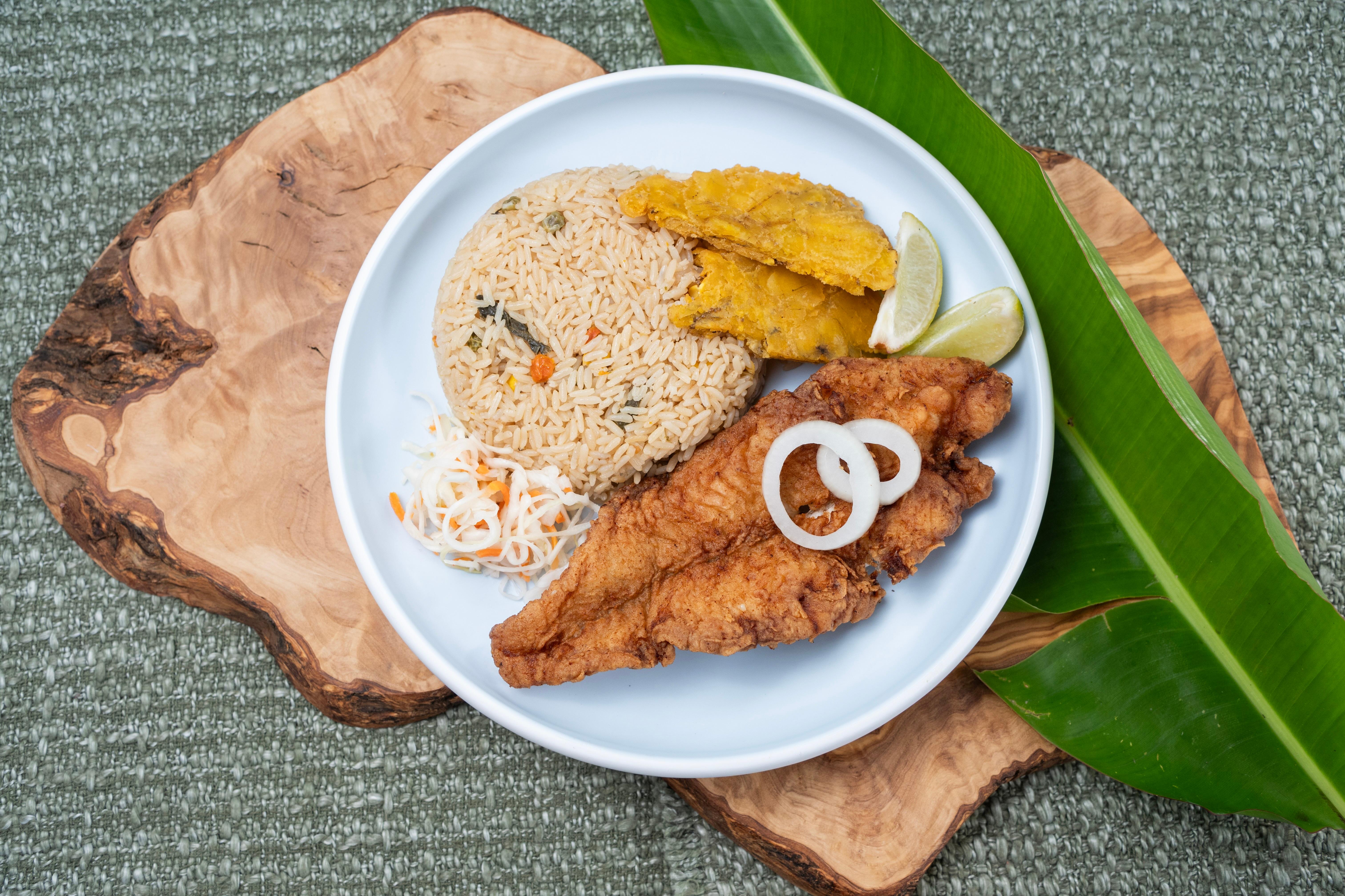 Fried Grouper Fillet.