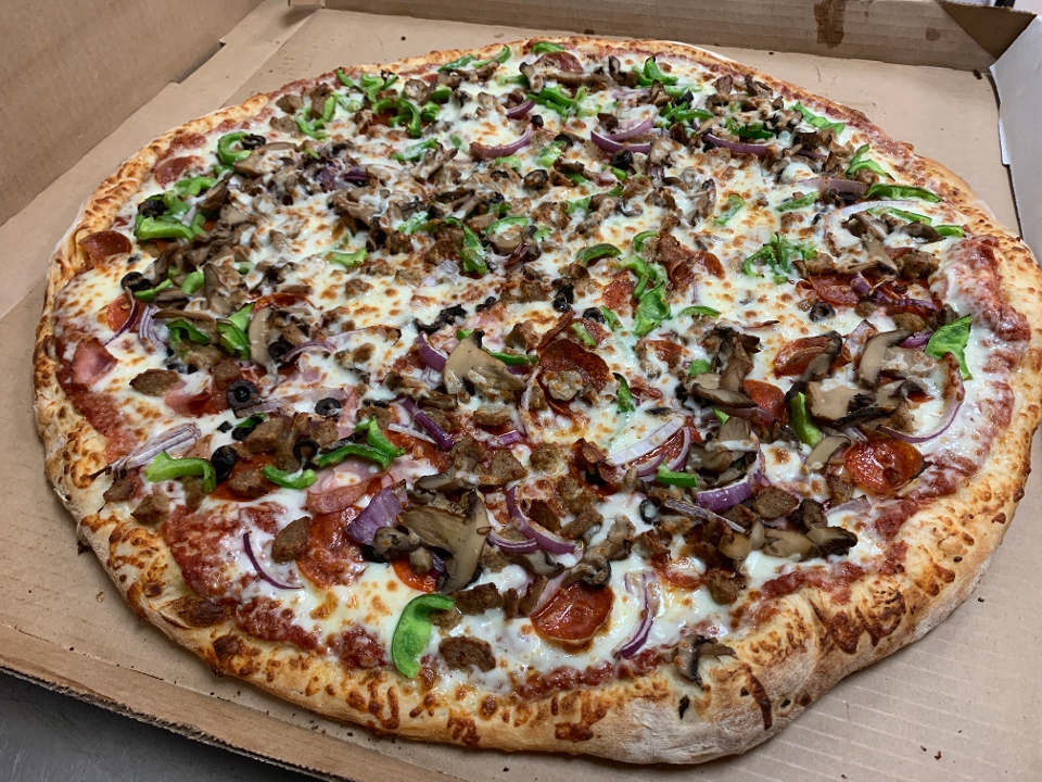 Jumbo Supreme Pizza.