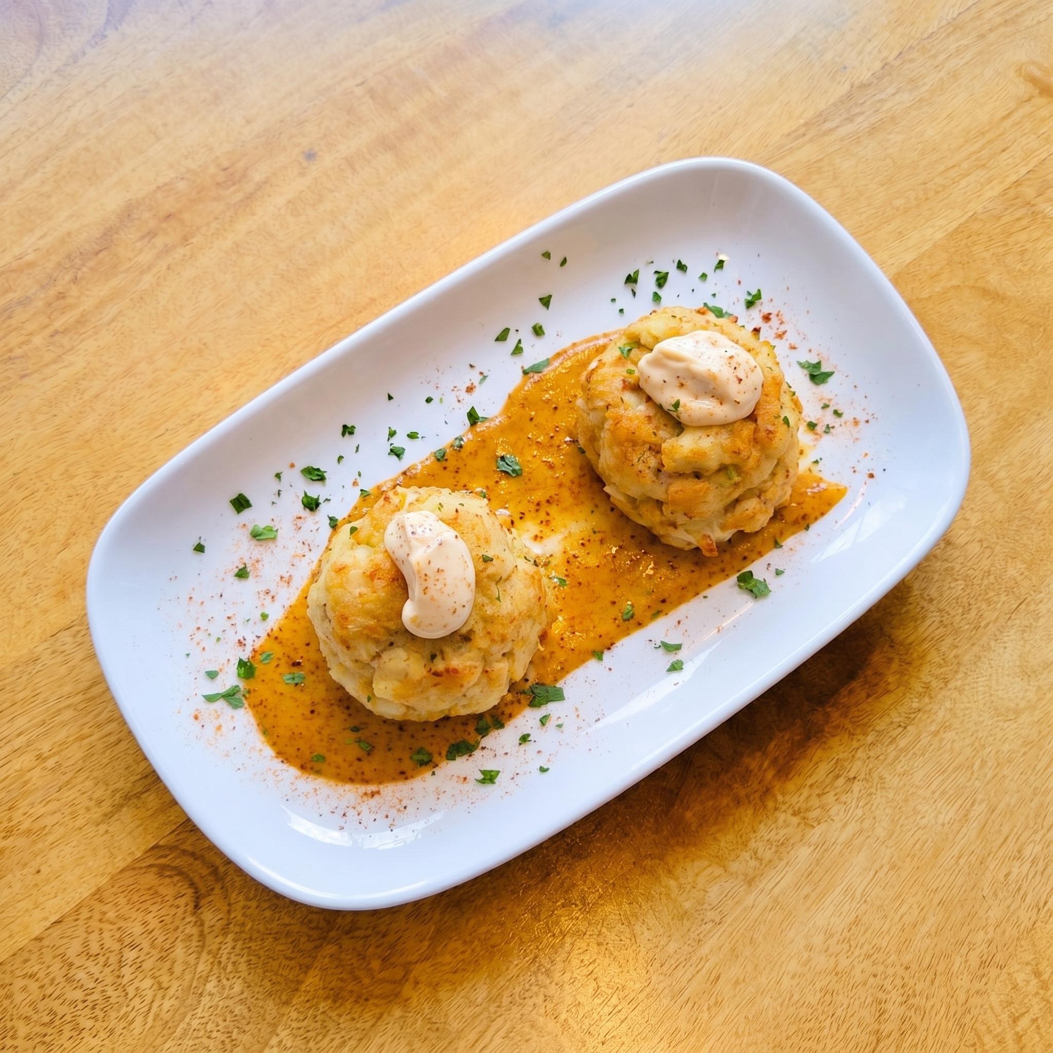 Mini Crab Cakes.