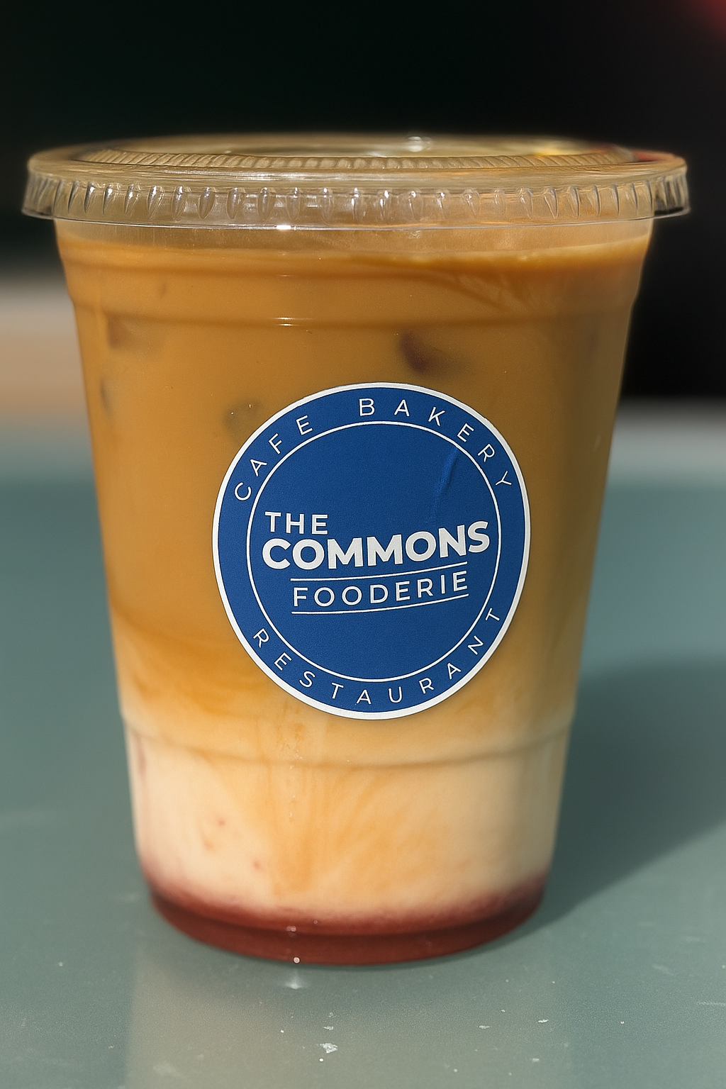 Iced Strawberry latte.