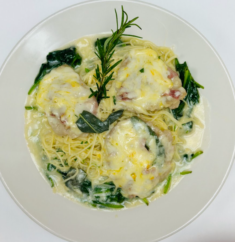 D-Chicken Saltimbocca.