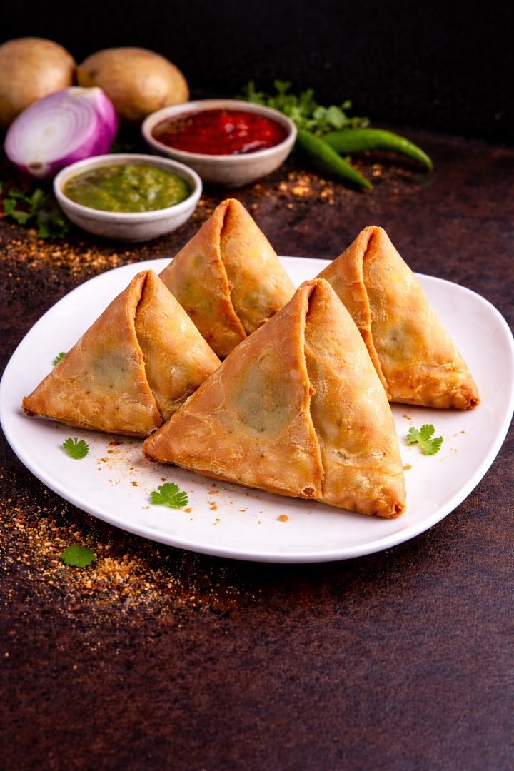 Home Style Samosa (4 pcs).