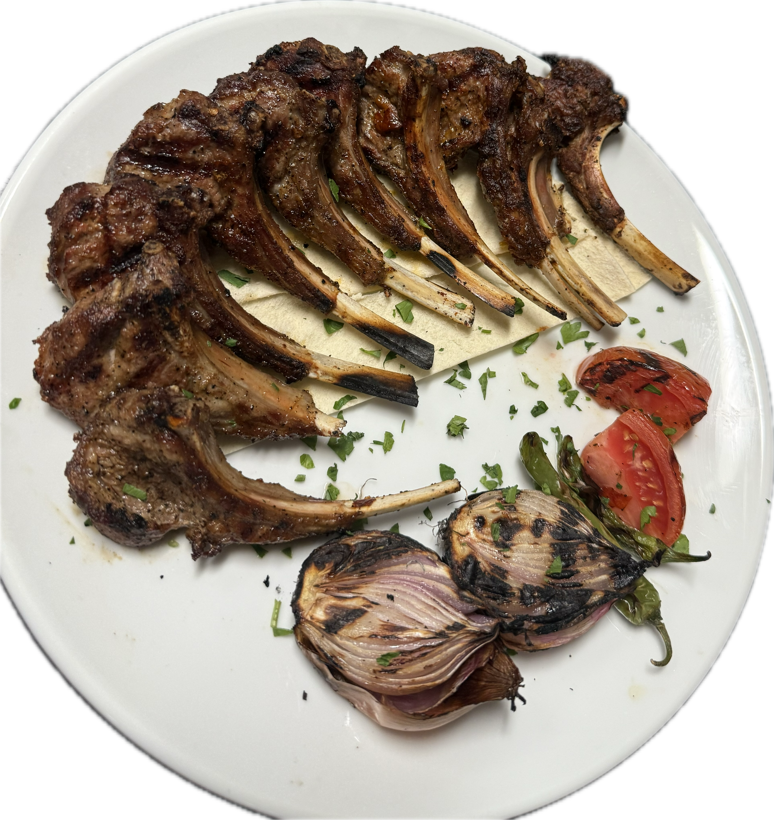 One Lamb Chop.