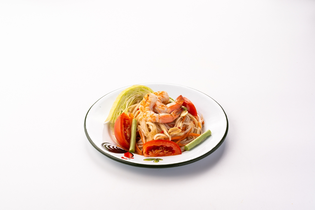 Papaya Salad wo/ or w/ Shrimp.