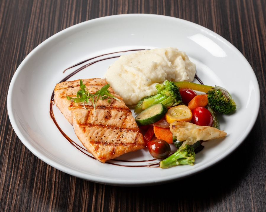 Salmon Asado.