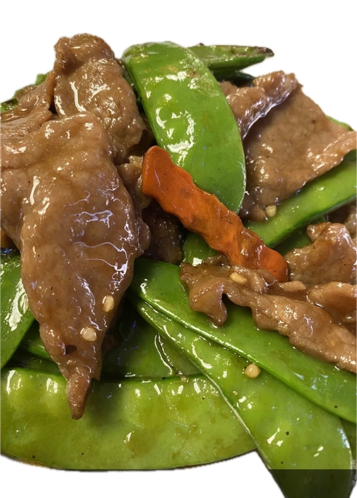 蘭豆豬/牛 89.Chinese Peas Pork /Beef.